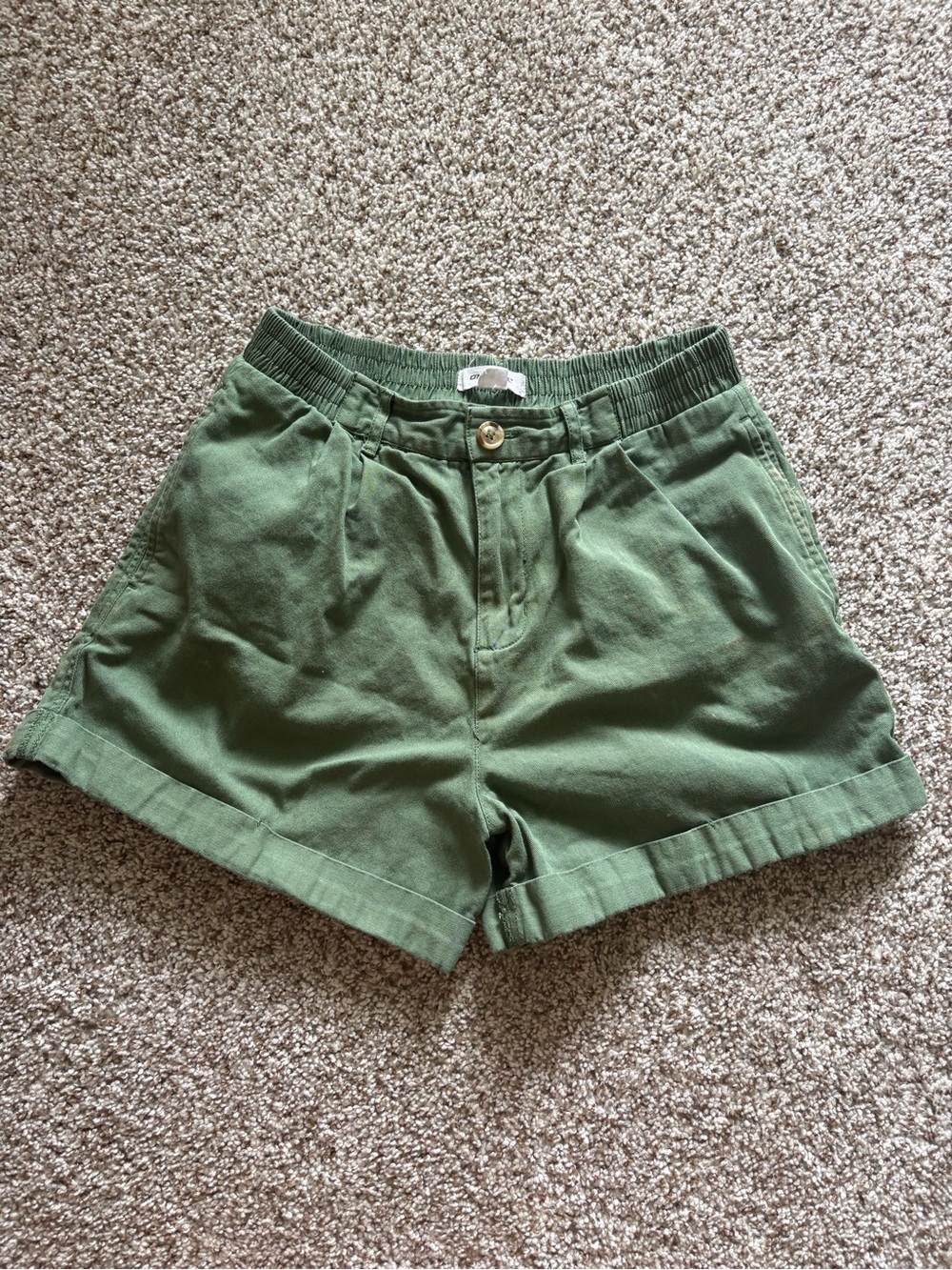 O’Neill High-Waist Olive Green Women's Shorts